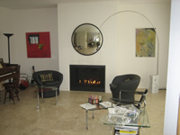 Image of flush mount gas fireplace